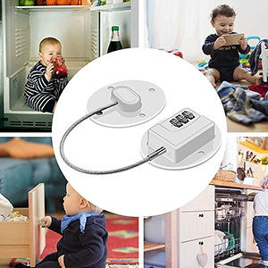 Amazon.co.jp: パスワード冷蔵庫のドアロックミニ冷蔵庫ロック