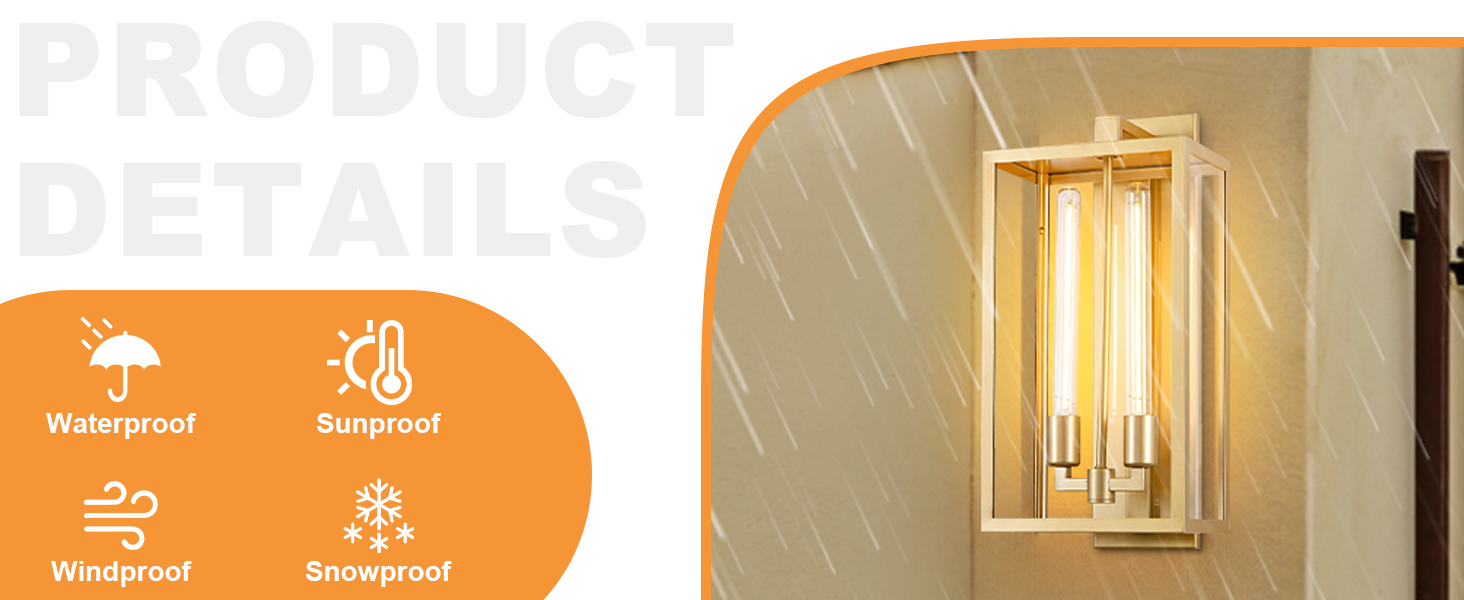 outdoor wall sconce