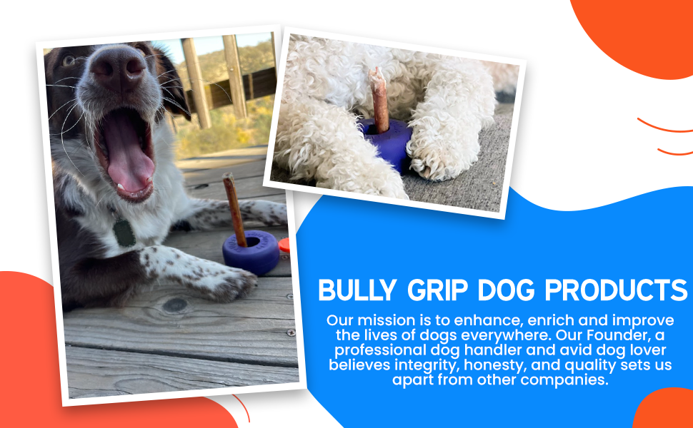Bully Grip Bully Stick Holder for Dogs, Bully Lok Dog
