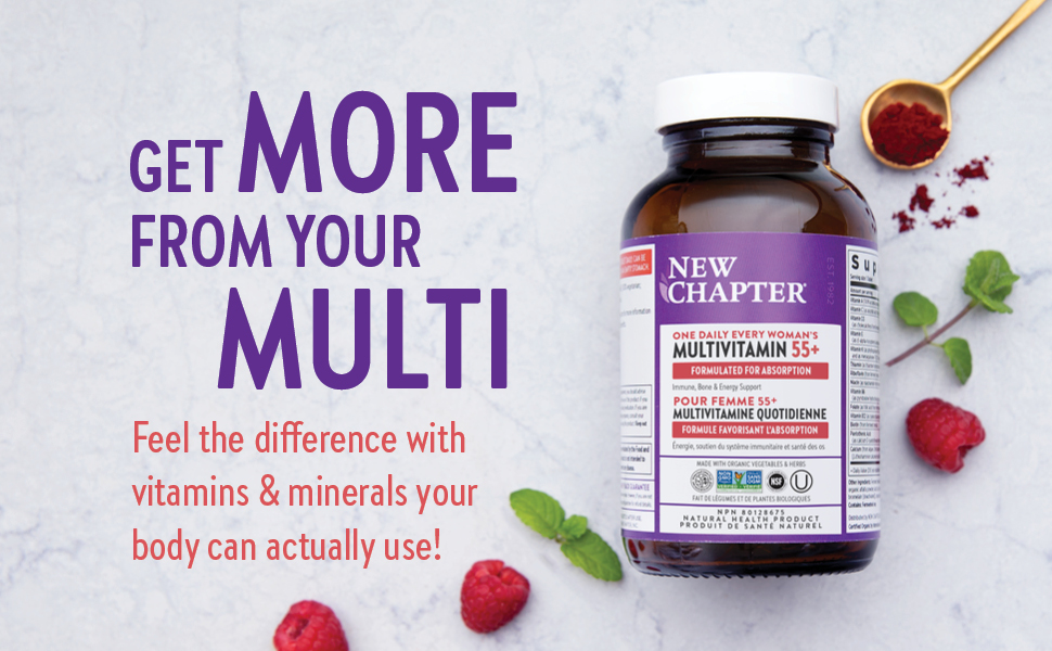 New Chapter Women's Multivitamin 50 Plus