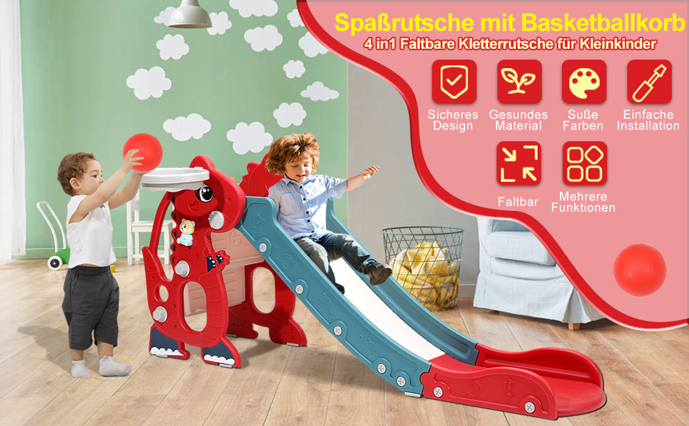 Toddler slide baby slide garden slide
