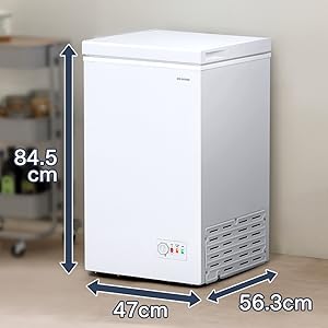 アイリスオーヤマ 冷凍庫 上開き 63L 直冷式 ICSD-6A-W 冷凍庫63L｜上開き｜冷凍庫｜大型家電｜電化製品｜商品情報