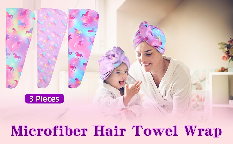microfiber hair towel wrap