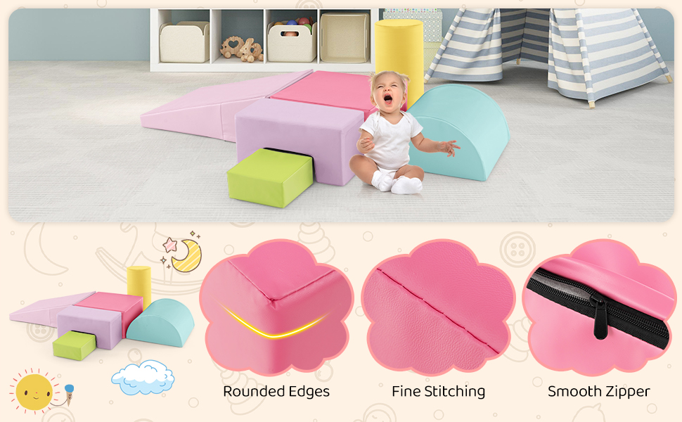 Foam Climbing Blocks for Toddlers 1-3