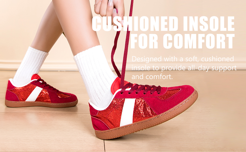アメリヴィンテージ　キラキラシューズ Amazon.com | Women's Glitter Sparkly Fashion Sneakers