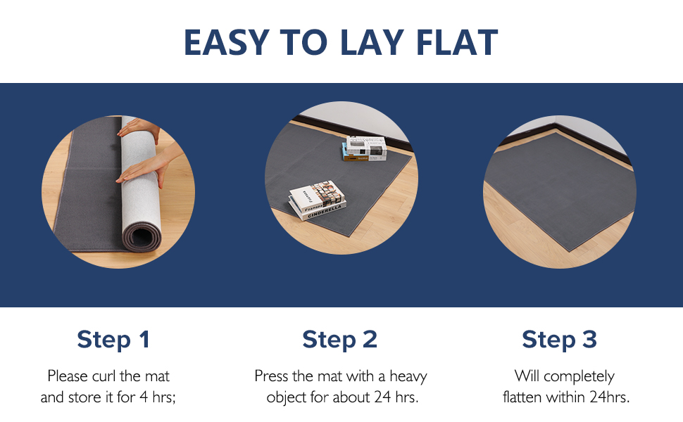 QQpony Office Chair Mat for Hard Floor, 63"x51" Large