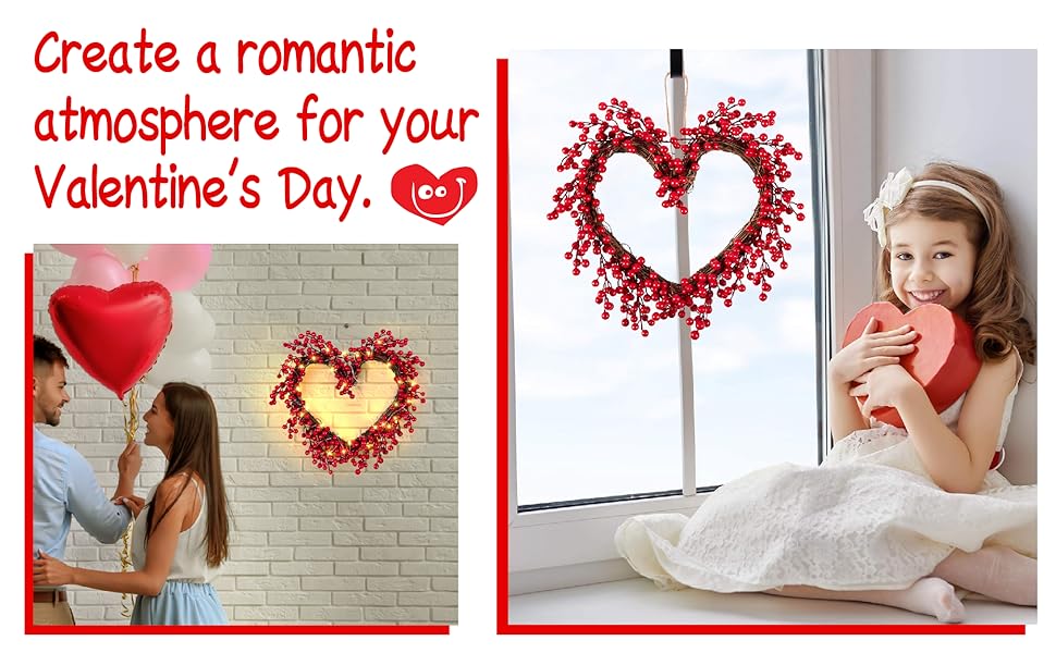 valentine day wreath