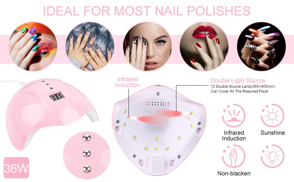 Nail Lamp Gel Manicure Dryer Lamp