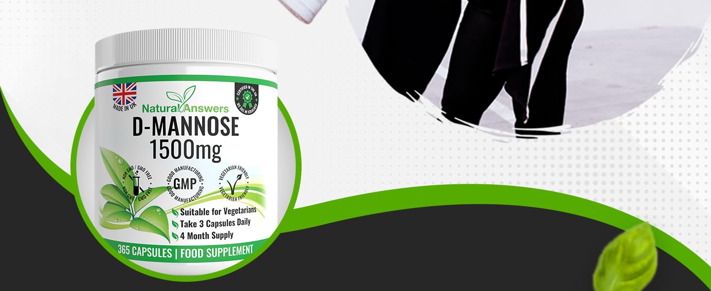 Natural Answers D-Mannose 1,500mg