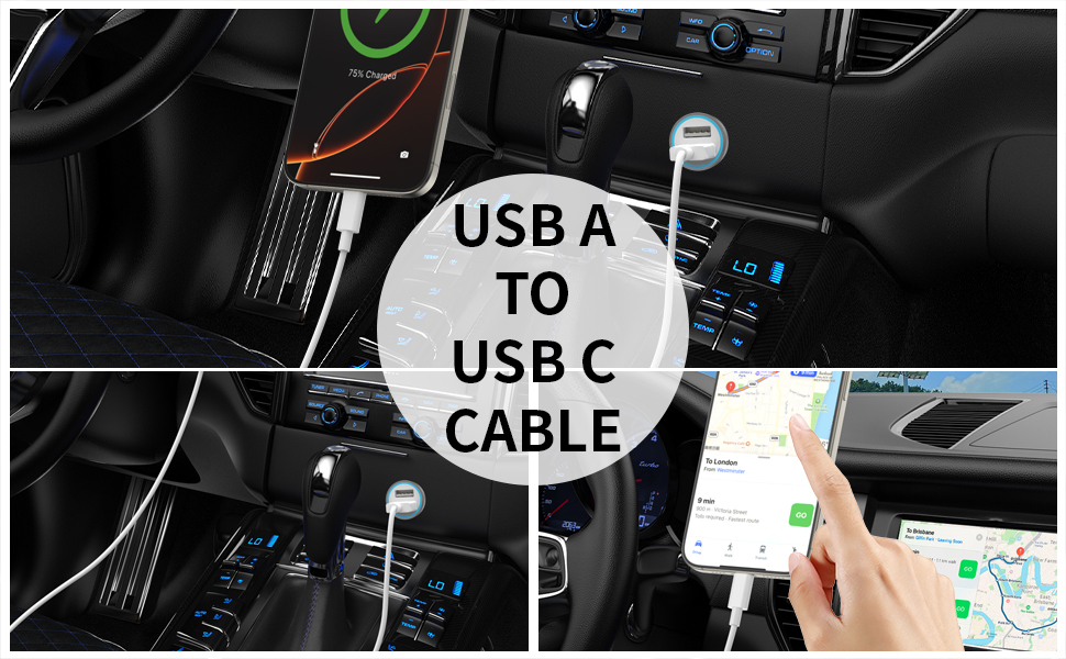 Cabo USB para USB C