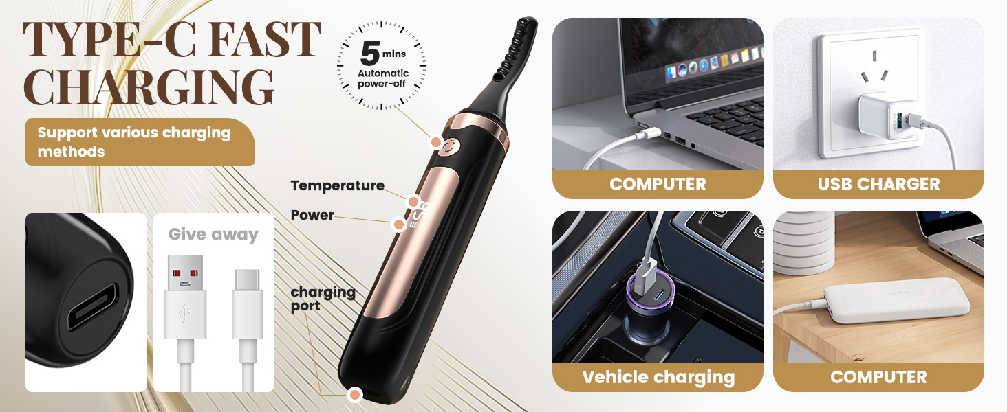 Eyelash heating clamp function introduction