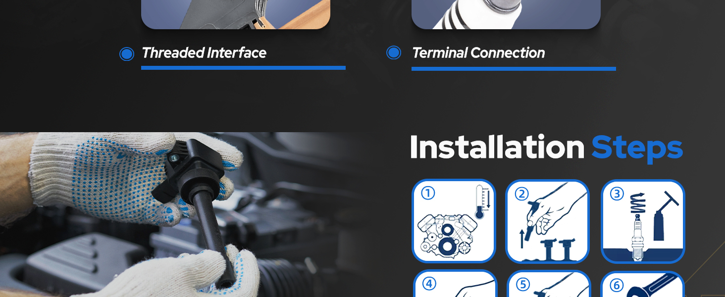 Ignition coil uf646 dg549, 2013 2014 2015 2016 Taurus ignition coil pack and spark plugs