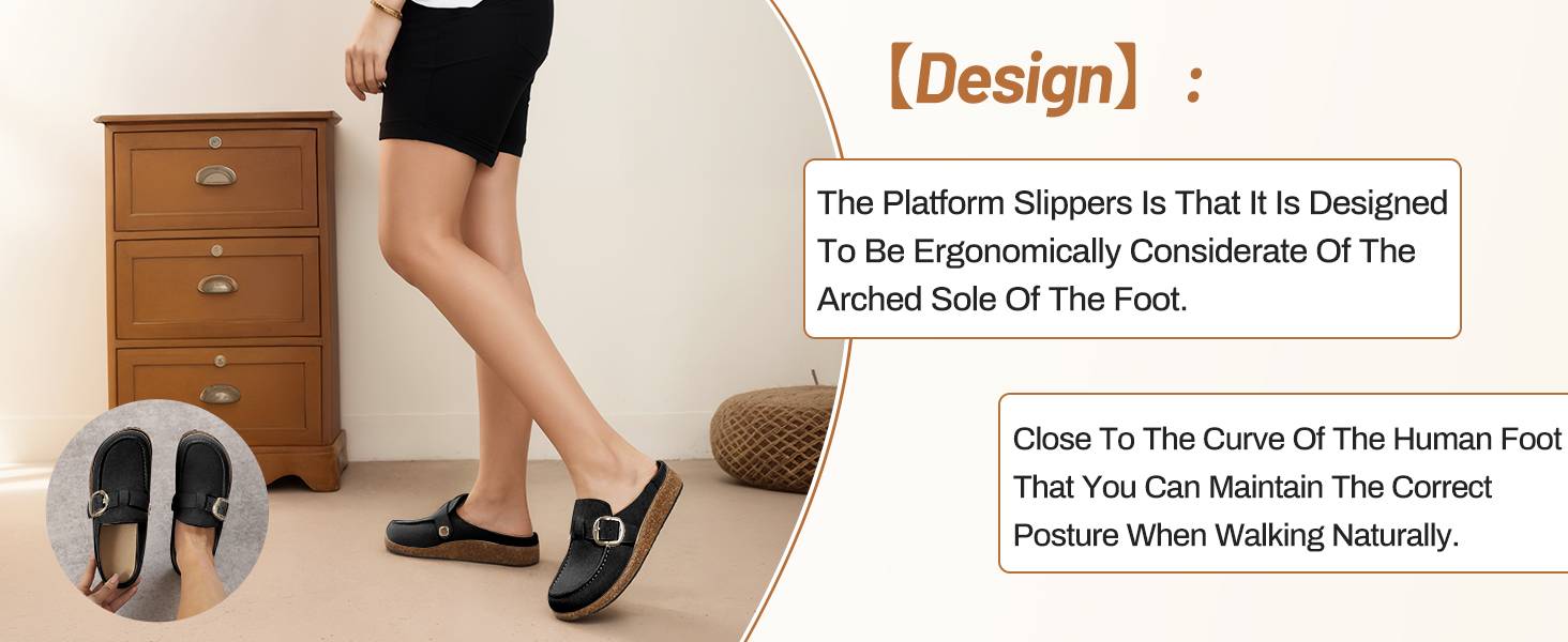 Adjustable Buckle Cork Mules Women's Comfort Clogs & Nurse Sandals Non-Slip Casual Shoes