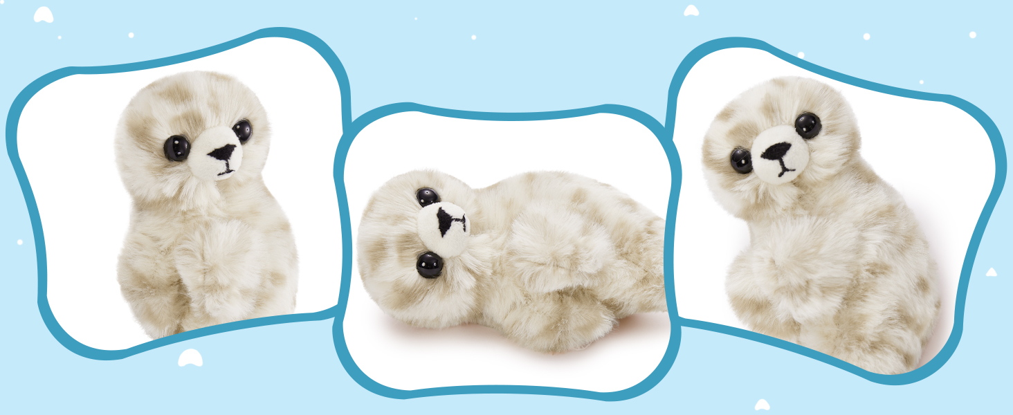 stuffed seal pup