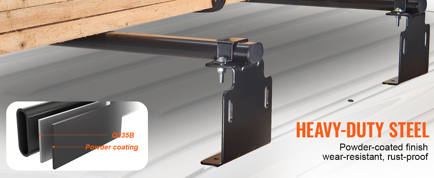 van roof ladder rack