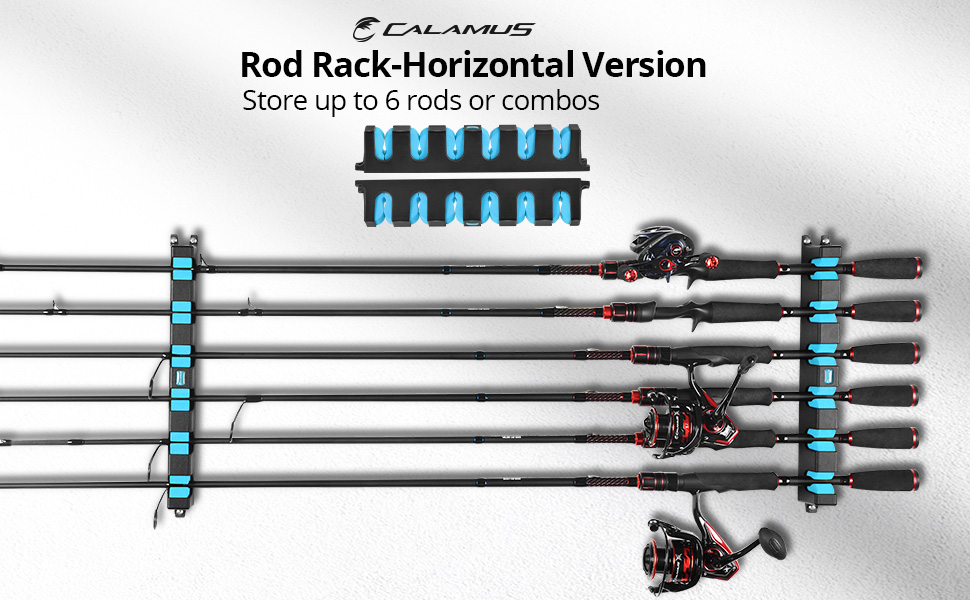 Calamus Horizontal/Vertical Fishing Rod Holder Wall