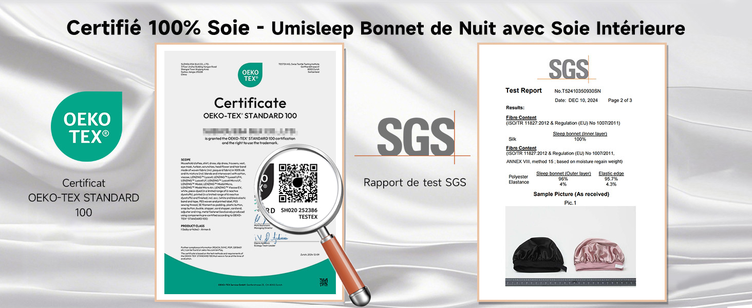 bonnet de soie