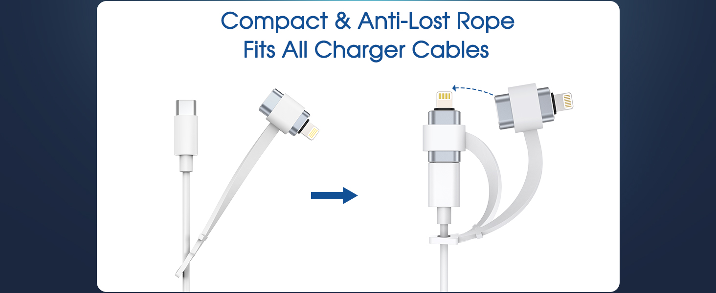 TechMatte [USB C to Lightning&[Lightning to USB C] Adapter, Compatible