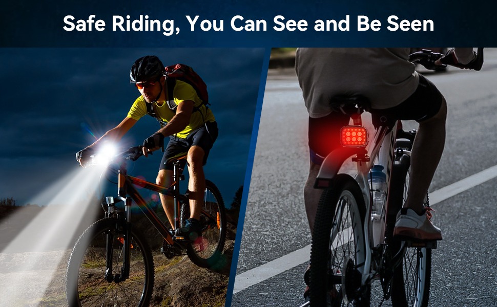 Dothnix Bike Lights for Night Riding Bicycle Headlight and