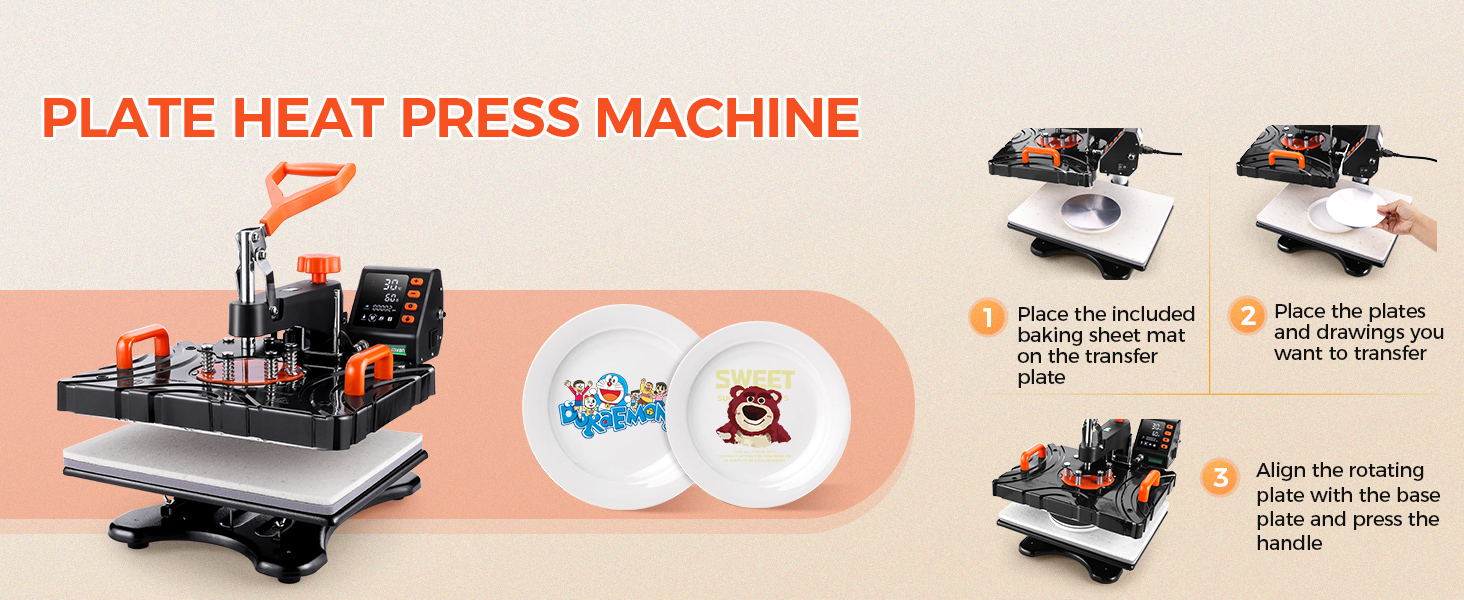 PLATE HEAT PRESS MACHINE