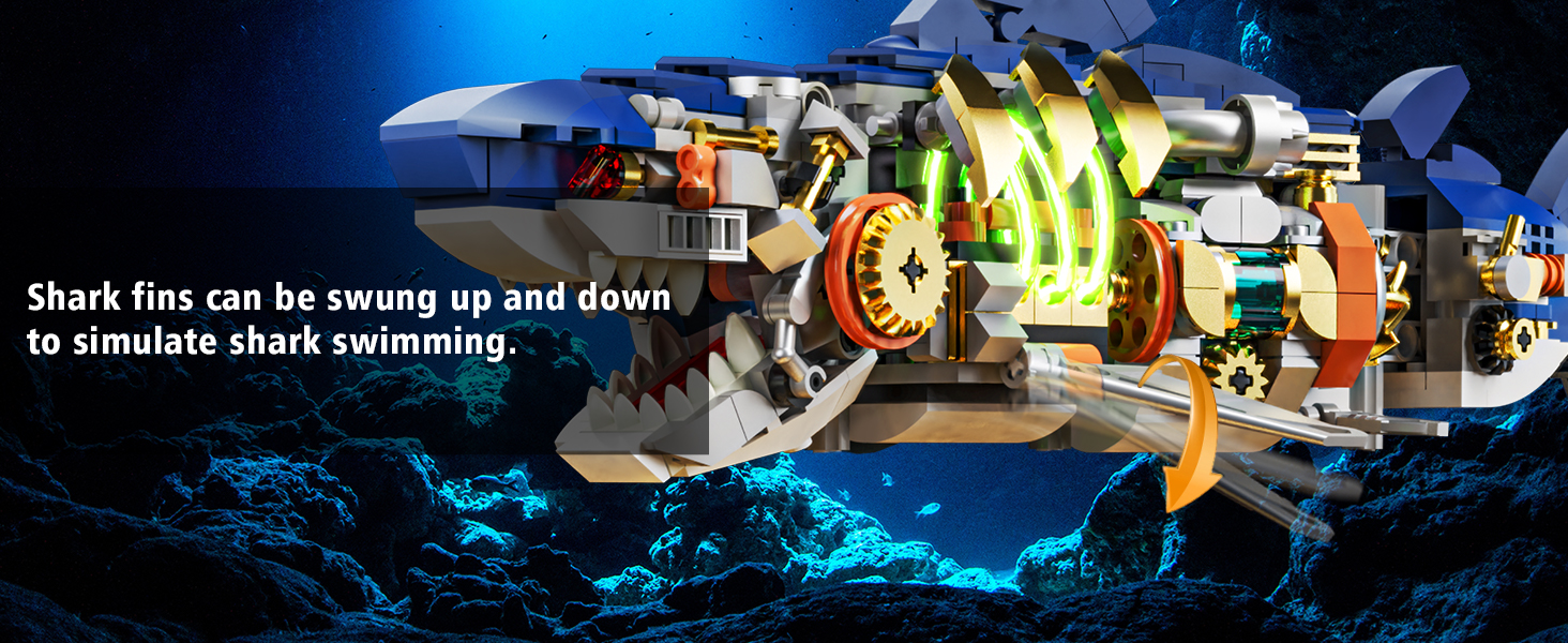 sea animal building block