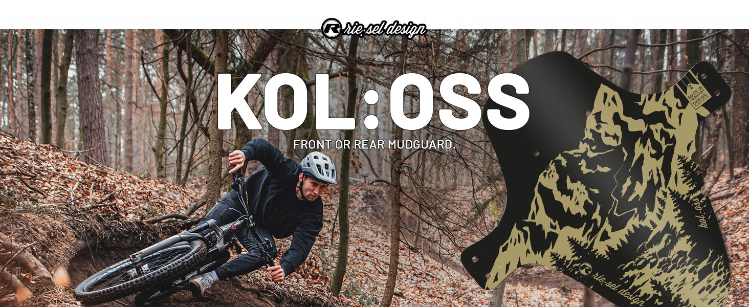 Front or rear mudguard KOL:OSS, provides protection from dust, mud, and splashes.