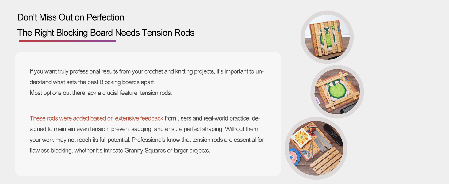 crochet Blocking board