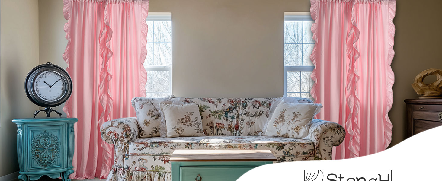ruffle curtains