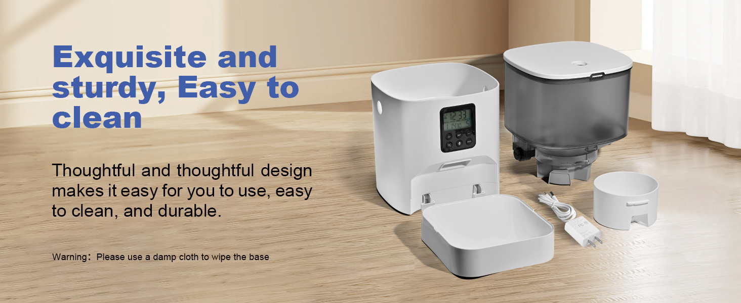automatic cat feeder , exquisite and sturdy, easy to clean