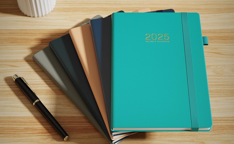 TDOLISSTE Kalender 2025 Wochenplaner A5 Terminplaner für Lehrer, Schüler, Büro, Mehrsprachiges