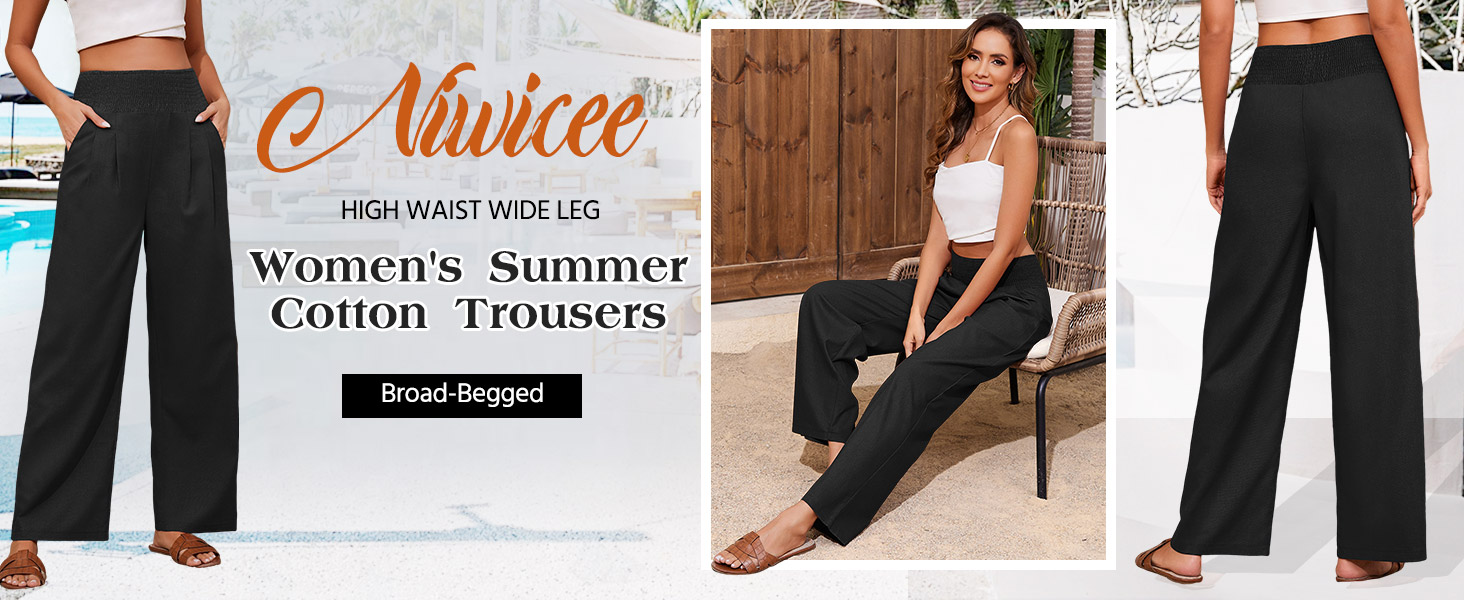 women linen pants