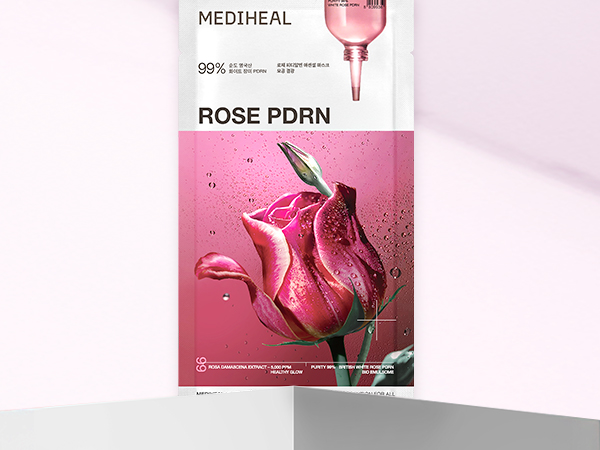 MEDIHEAL ROSE PDRN シートマスク　プランエスクリニック Amazon.com : Mediheal Rose PDRN Essential Sheet Mask 4 pcs