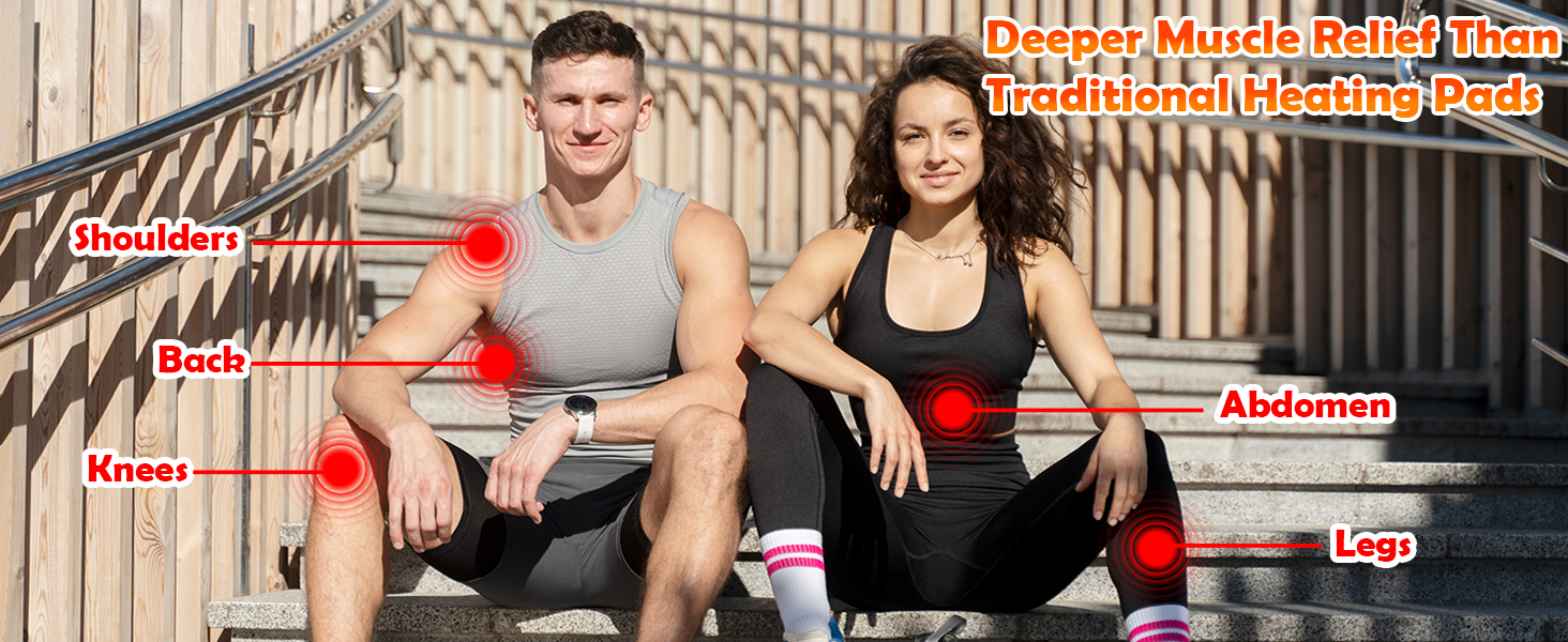 UTK Infrared Heating Pad, Far Infrared Heating Pad with Weighted