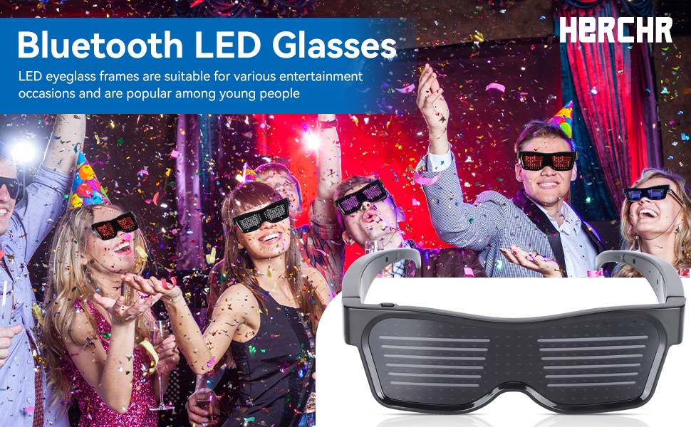 LED Bluetooth Glasses