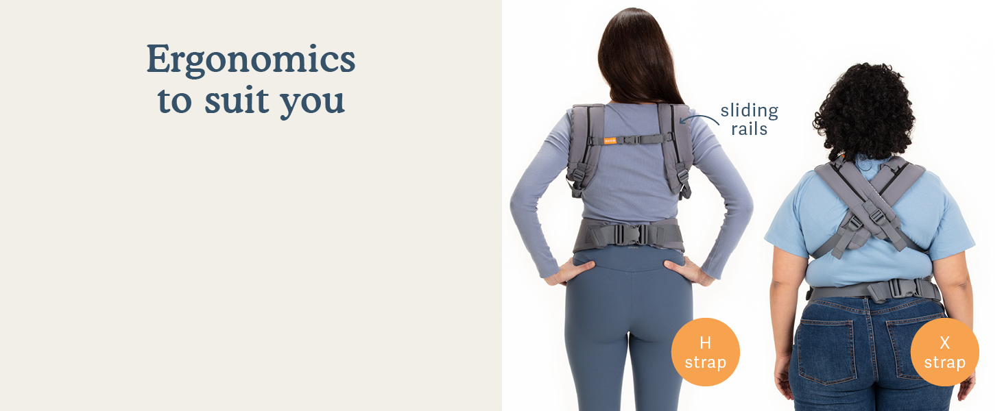 Beco Gemini Baby Carrier Newborn to Toddler Front, Back