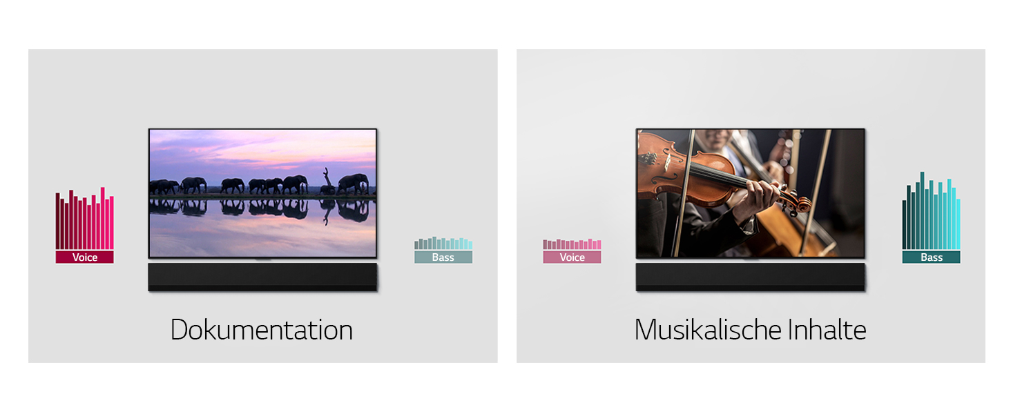 LG DGX 3.1 Soundbar (360W) mit kabellosem Subwoofer (Google Assistant, Amazon Alexa, HDMI