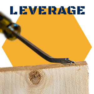 Leverage strong tip staple puller tool