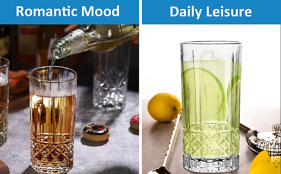 juice glasses bar glasses glass set ribbed glassware kitchen glassware  bar glasses set for the home