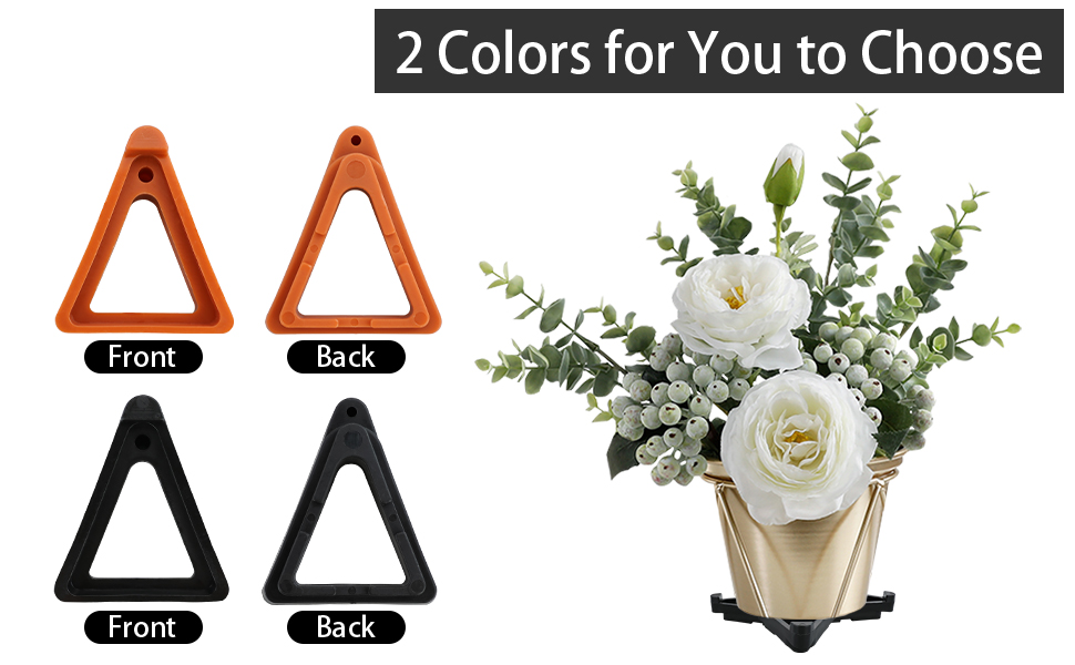  Pot Toes Plant Pot Feet Invisible Flower Pot Risers Potted Triangle Toes Potted Plant Stand Lifter