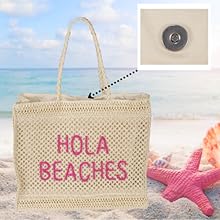 beach tote bag vacation beach travel tote for bridesmaids
