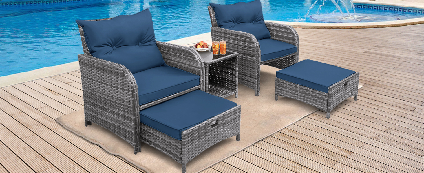 lounge chair set