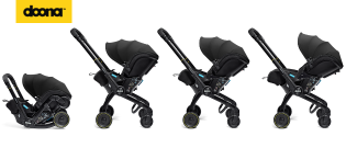 Doona goes from car seat to stroller and the X model offers reclination features