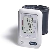 A&D Medical LifeSource ESSENTIAL Wrist Blood Pressure Monitor with AFib Indicator (13.5 - 21.5 cm...