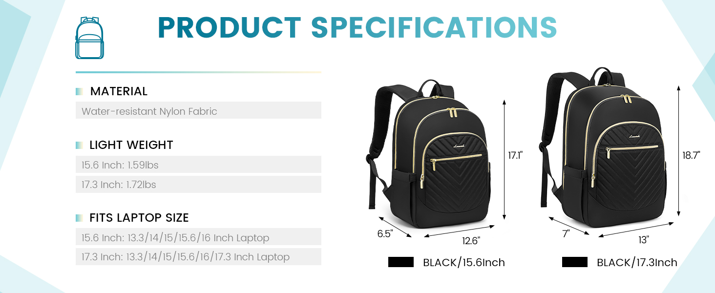 large size medium size backpack