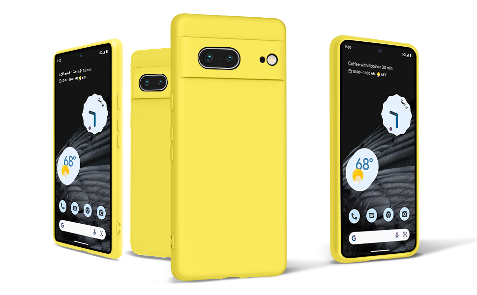 YATWIN Silicone Case for Google Pixel 7, SoftTouch