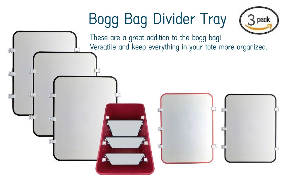 Bogg Bag Divider Tray 3 pack, Bogg Bag Accessories Inserts Tray, Divider Tray for
