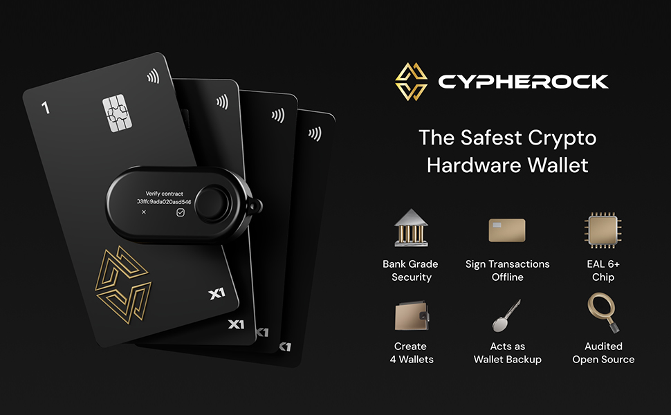 X1: Premier Hardware Wallet for Secure Storage of BTC, Crypto, NFTs | Audited, Opensource, Cold Wallet | Decentralized Private Key Storage 7 Cypherock X1 cold wallet - Best hardware wallet to store BTC, Crypto