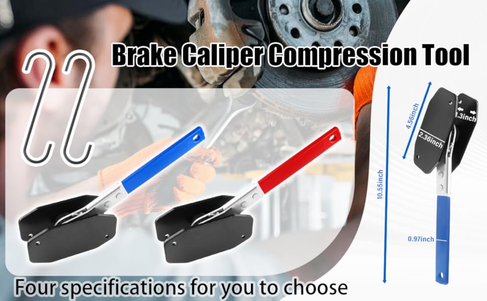 ベース Fodera x-Caliper Compressor 22pcs Heavy Duty Disc Brake Caliper Piston Compressor Tool