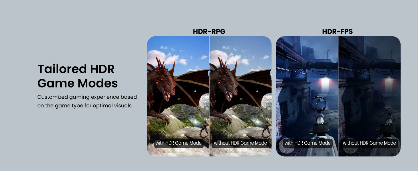 BenQ TK710 with new HDR RPG/ FPS game modes to customize your gaming experience for optimal visuals