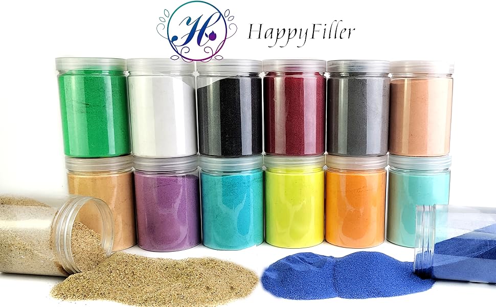 HappyFiller White Fine Sands Decorative Unity Sand for